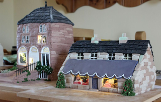 Youlgrave recreated in cake by Lynn Nolan