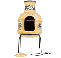 La Hacienda Circles 2 Piece Clay Chimenea | Was £69.99, now £65 at Amazon