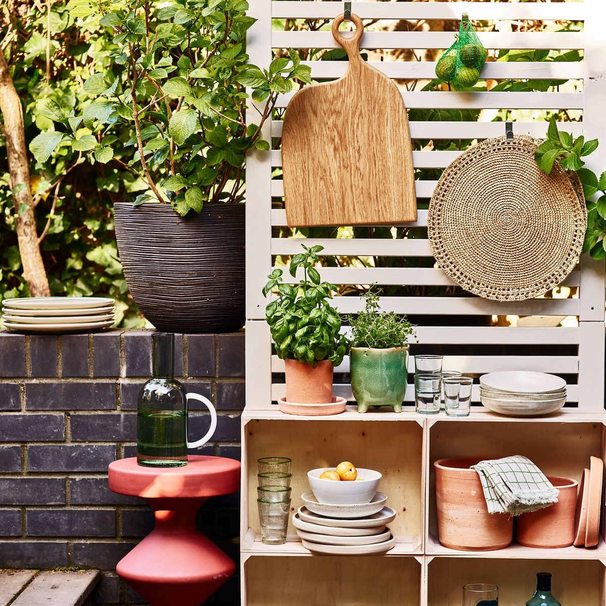 How to create a mini outdoor kitchen | Ideal Home