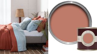 Farrow and Ball Red Earth bedroom trends