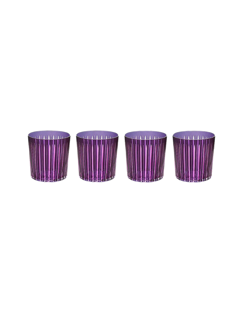 Prism 4-Piece Double Old-Fashioned Glass Set