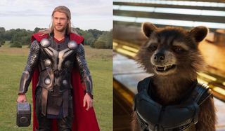 Thor and Rocket Raccoon