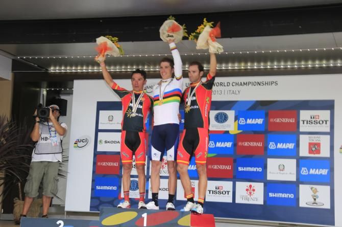 The 2013 Worlds podium in Florence