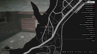 GTA Online Serial Killer Clue 1 - Bloody handprint map