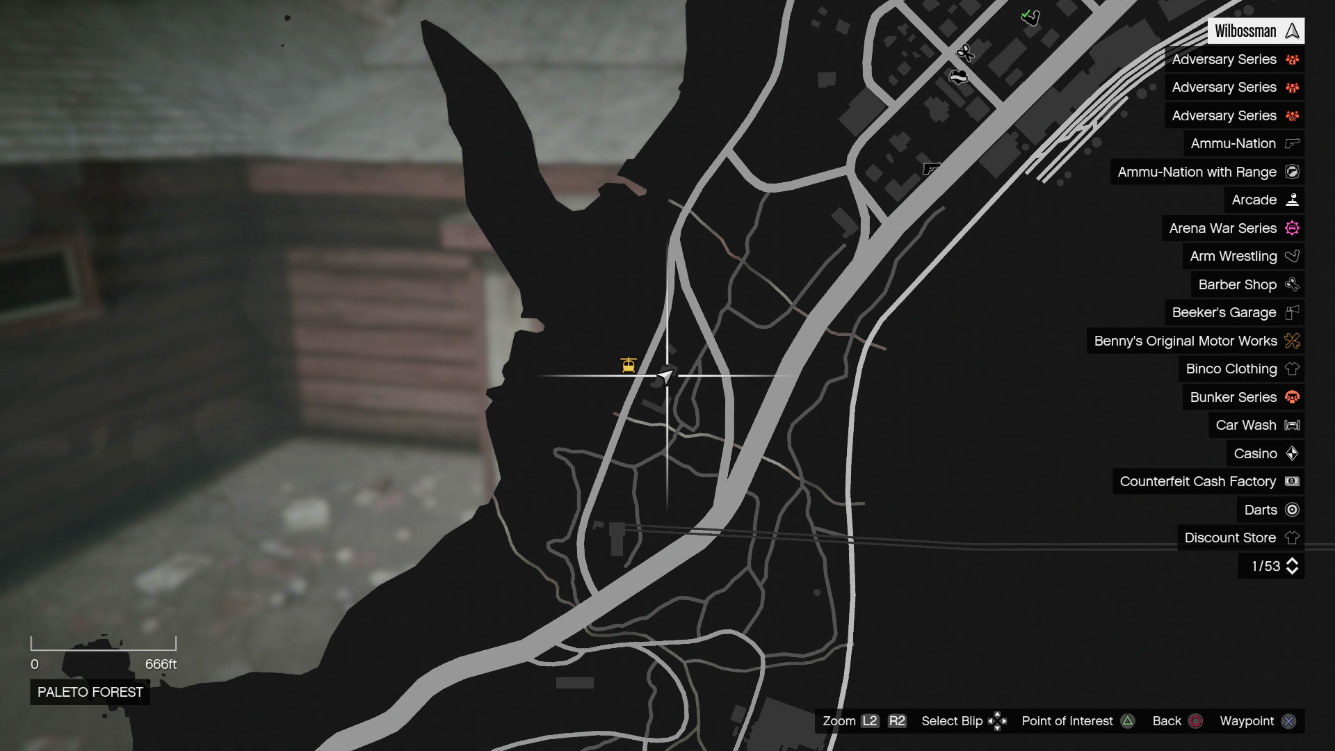 GTA Online Serial Killer Clue 1 – Mapa z krwawymi odciskami dłoni