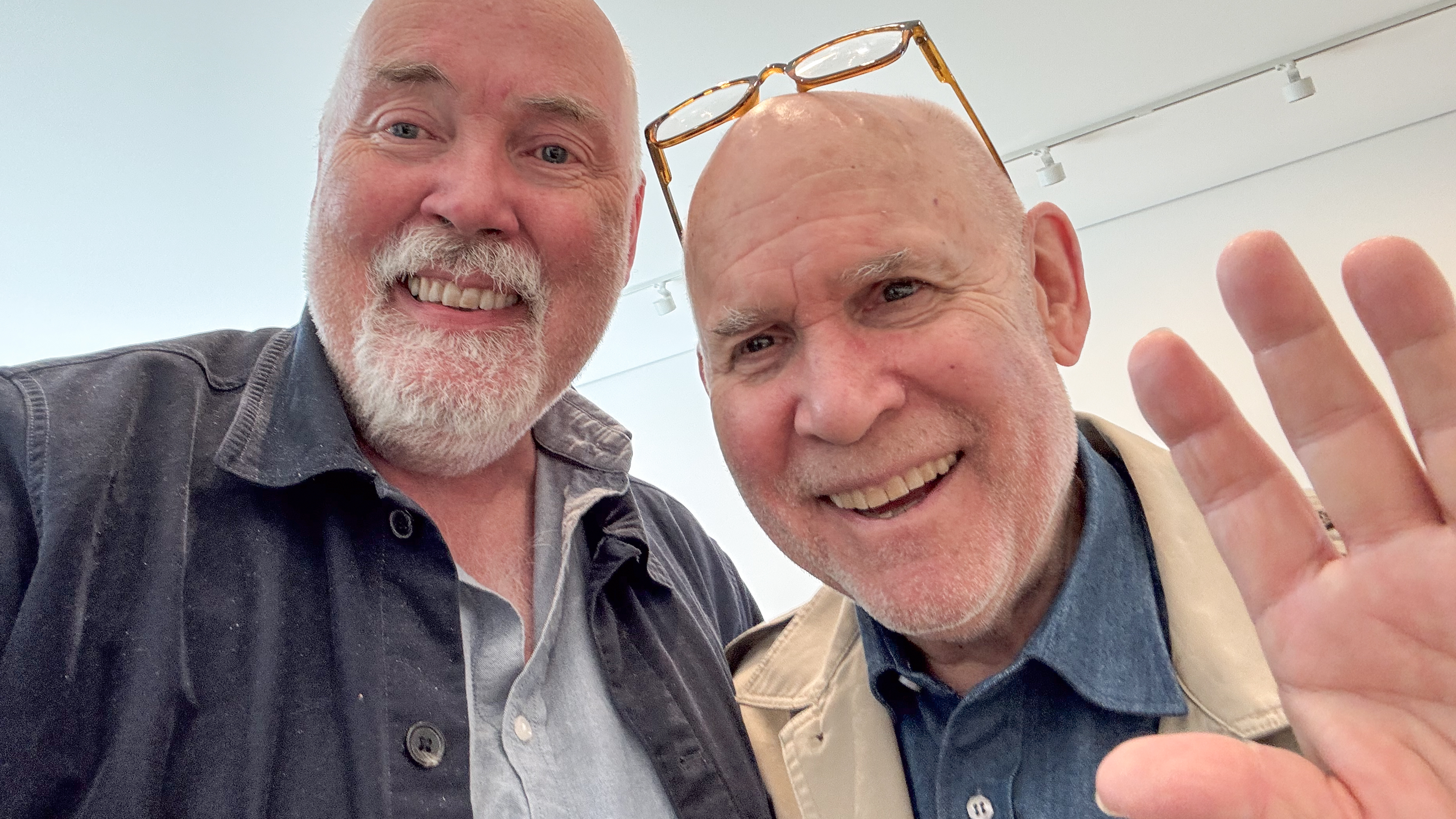 Steve McCurry and Chris George at Leica HQ, 2026