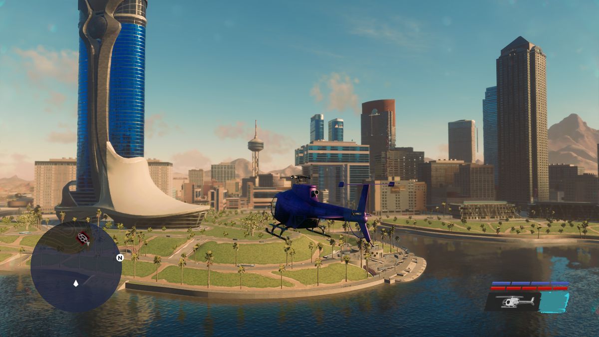 Saints Row, north west panorama