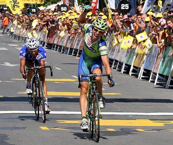 Leonardo Bertagnolli (Liquigas) wins the Cl&aacute;sica San Sebasti&aacute;n 2007.