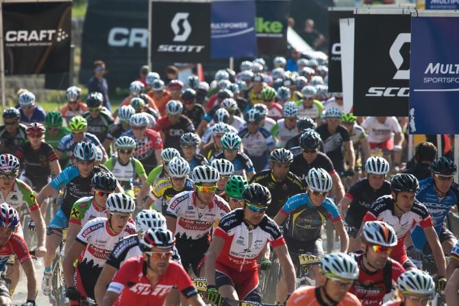 The start of stage 5 of the TransAlp