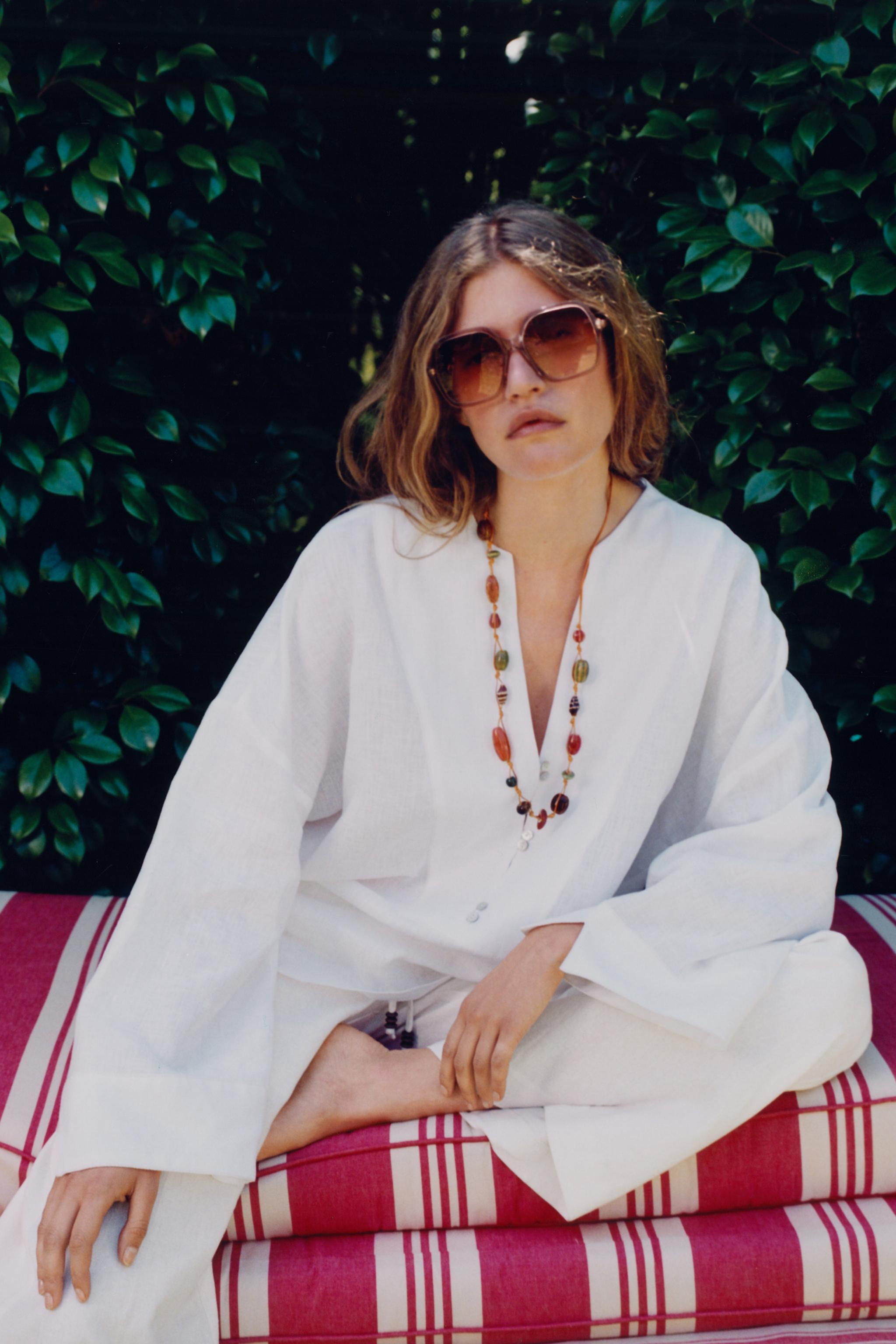 100% Linen Kimono Shirt