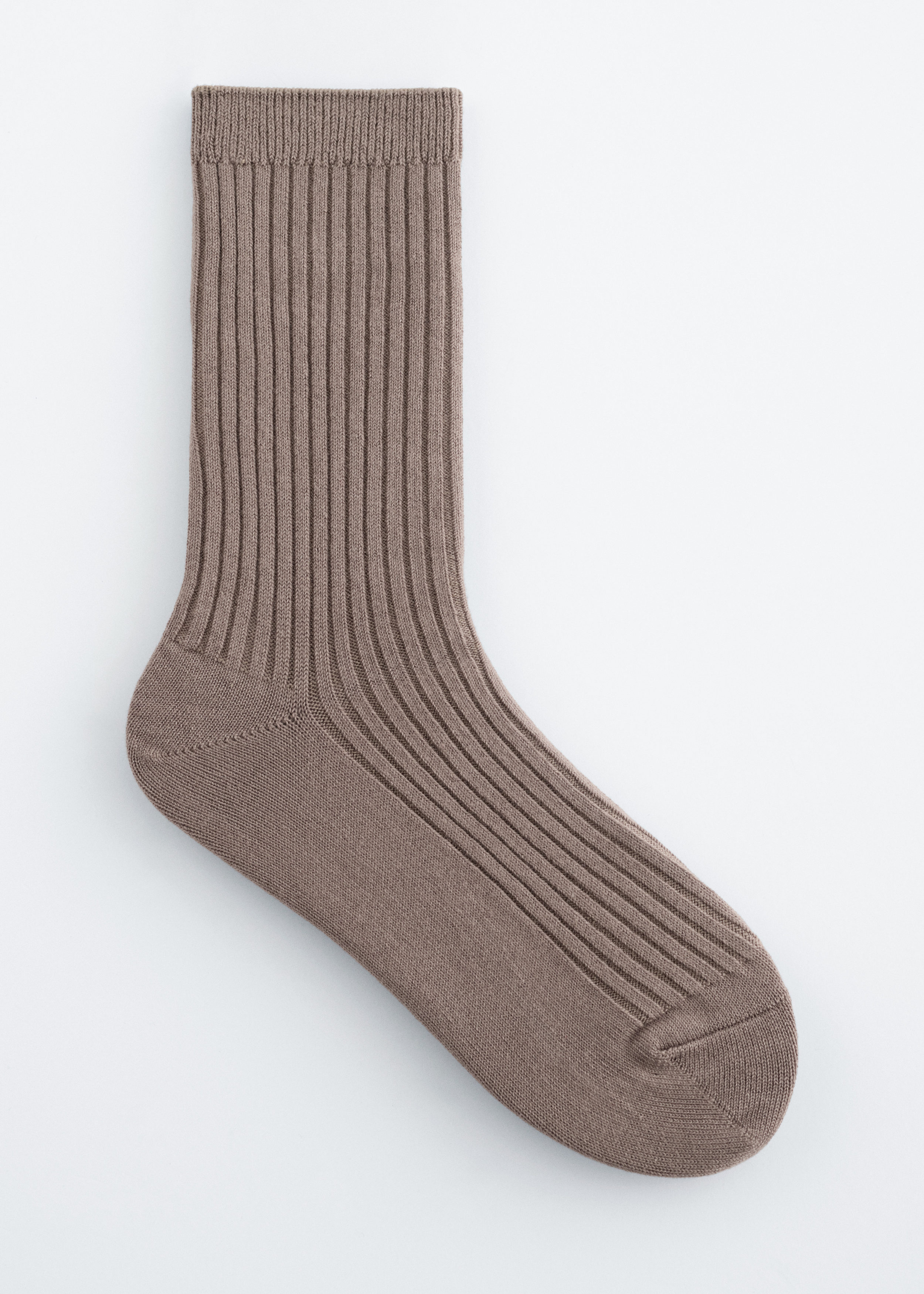 Rib-Knit Socks