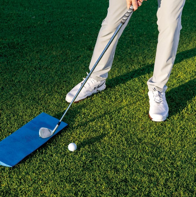 Ged Walters demonstrating a great drill for understanding how to release lag in the golf swing