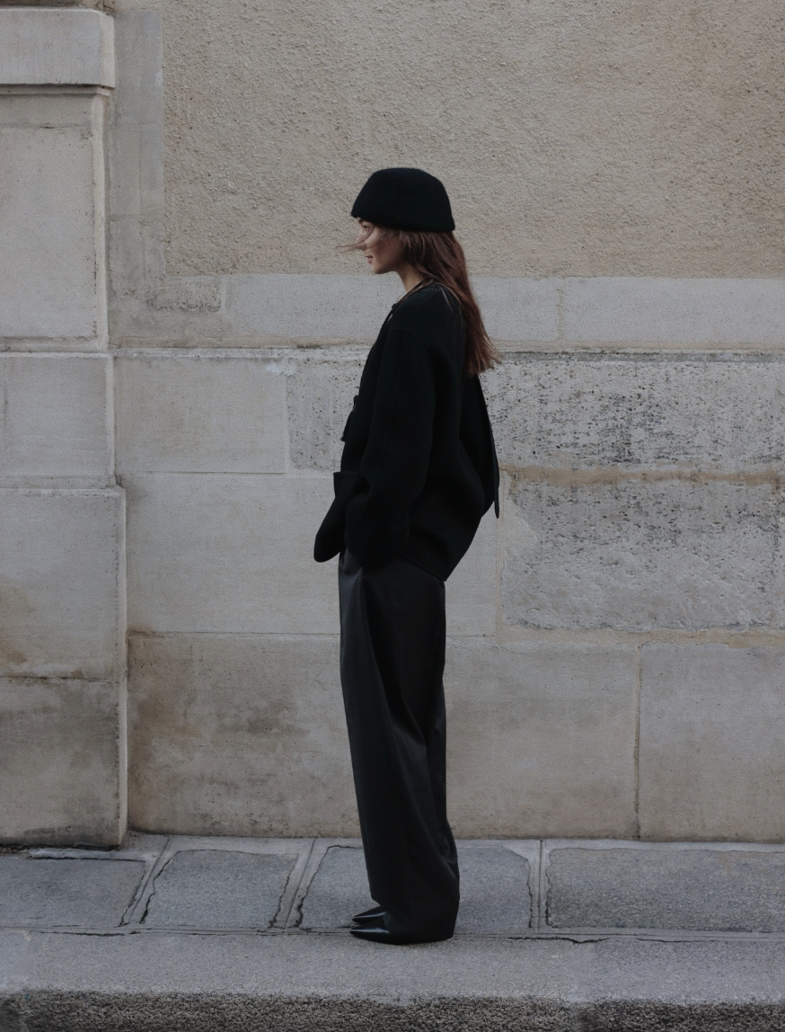 All-black outfit