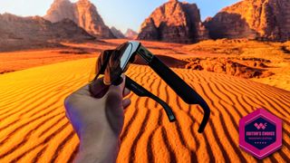 Image of the XREAL One Pro AR glasses.