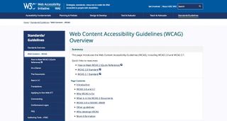 Accessible web design: WCAG