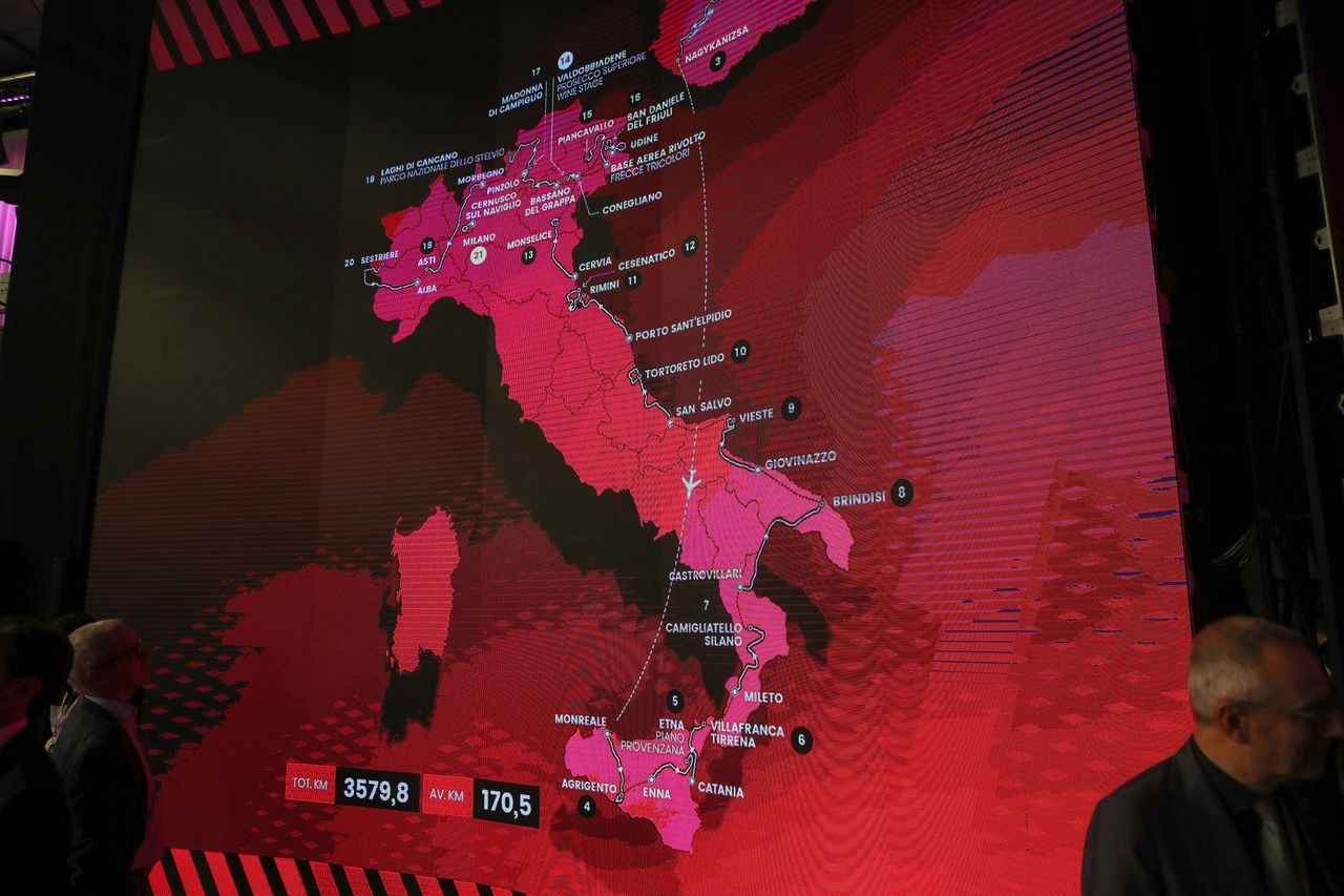 2020 Giro d'Italia route presentation in Milan