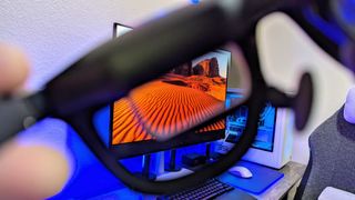 Image of the XREAL One Pro AR glasses.