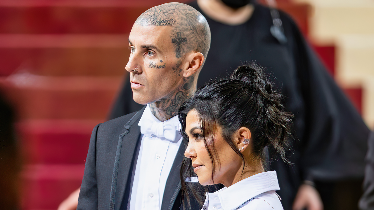 Kourtney Kardashian and Travis Barker