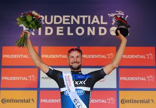 LONDON UK 31ST JULY 2016: Tom Boonen (BEL). The Prudential RideLondon-Surrey Classic in London 31st July 2016 Photo: Eddie Keogh/Silverhub for Prudential RideLondon Prudential RideLondon is the worldís greatest festival of cycling, involving 95,000+ cyclists ñ from Olympic champions to a free family fun ride - riding in events over closed roads in London and Surrey over the weekend of 29th to 31st July 2016. See www.PrudentialRideLondon.co.uk for more. For further information: media@londonmarathonevents.co.uk
