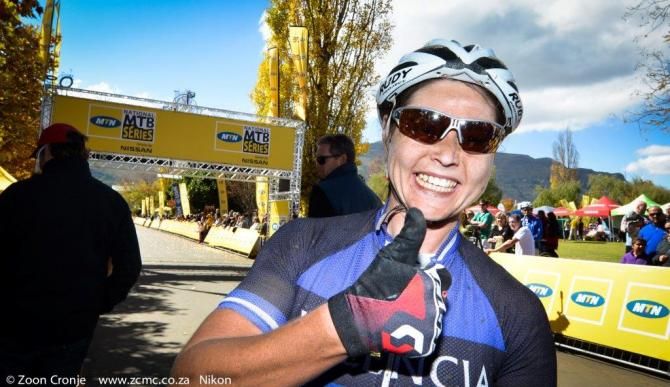 Samantha Sanders, women's winner in Clarens