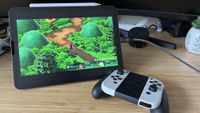 Super Mario RPG playing on an iPad Air through the Genki ShadowCast 2