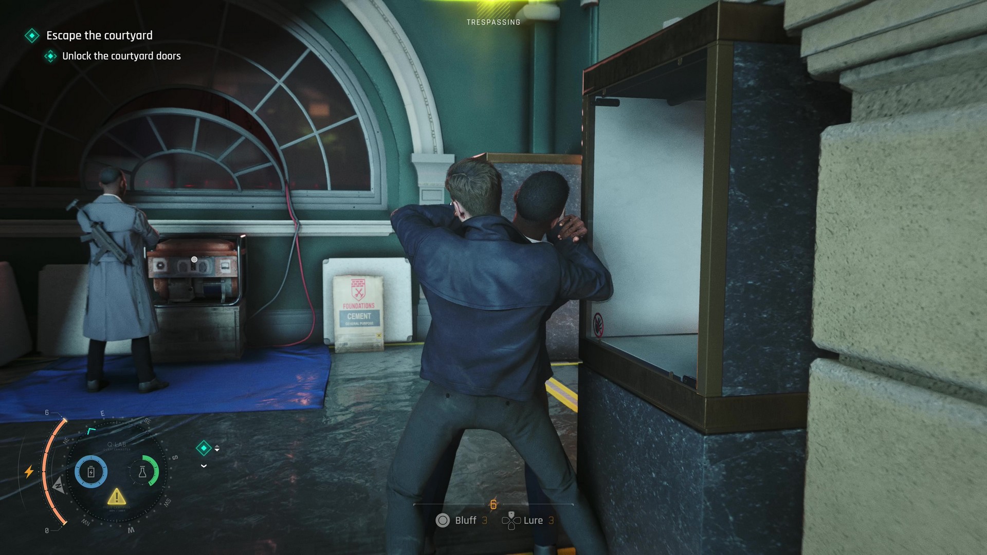 Bond silently takes out a guard in 007 First Light
