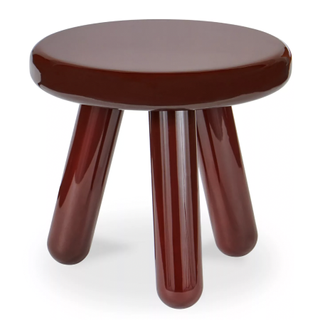 Red Lacquer Side Table