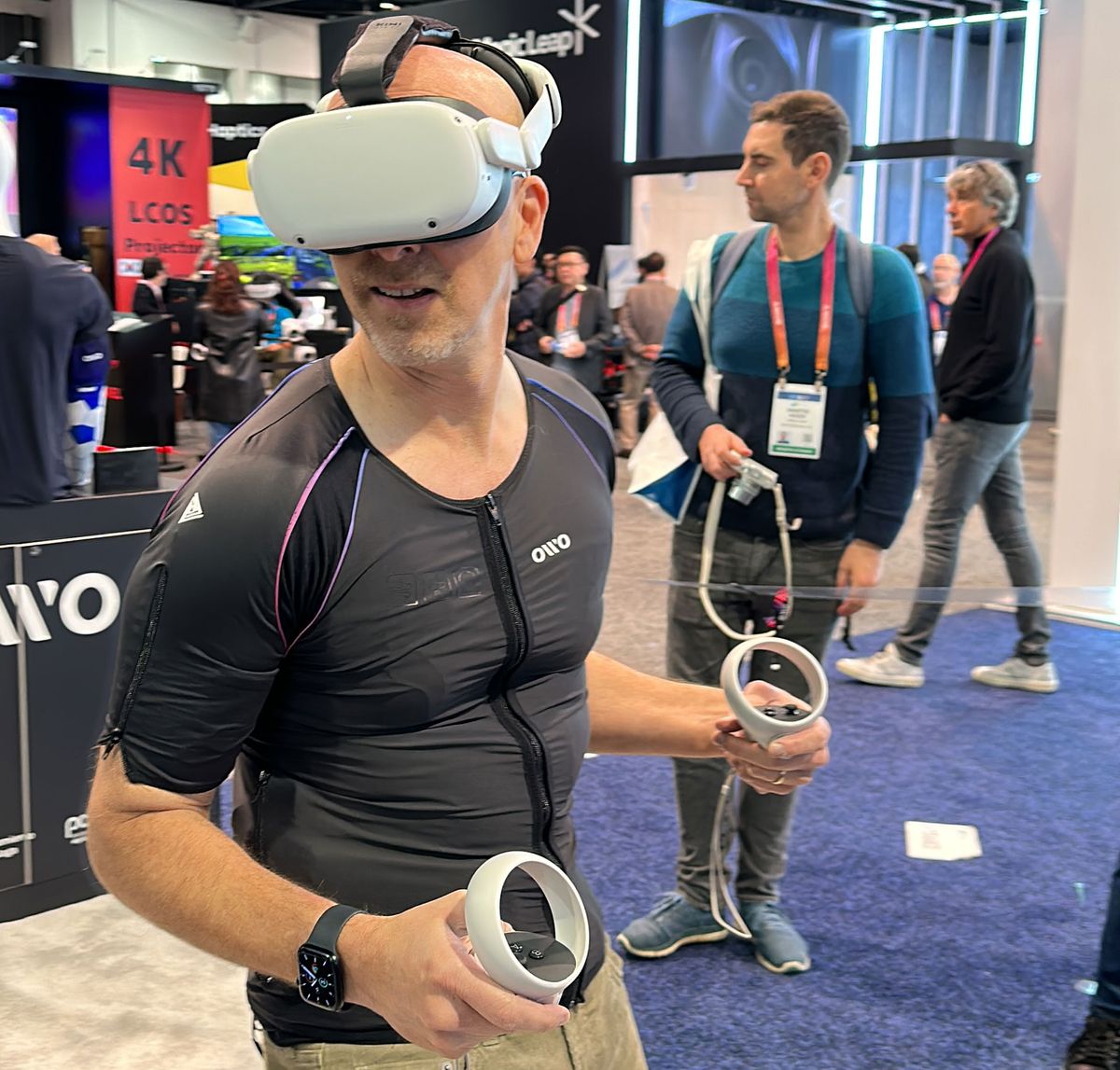 this-haptic-shirt-shocked-me-at-ces-and-i-m-not-sure-i-hated-it-techradar