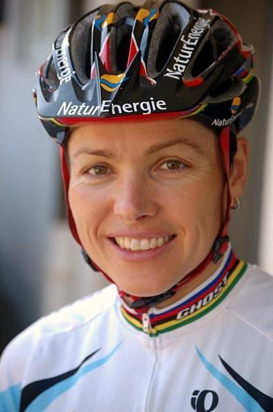 Sabine Spitz relies on natural energy and has a strong opinion against doping.