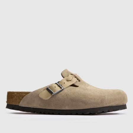 Birkenstock Boston Braided Clog in Taupe
