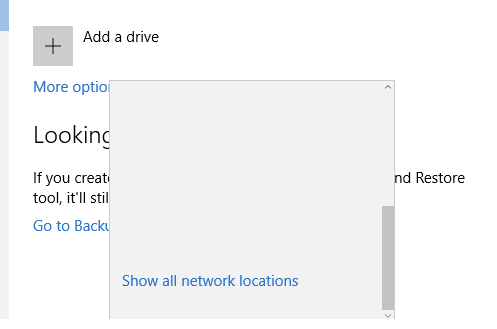 file history select network