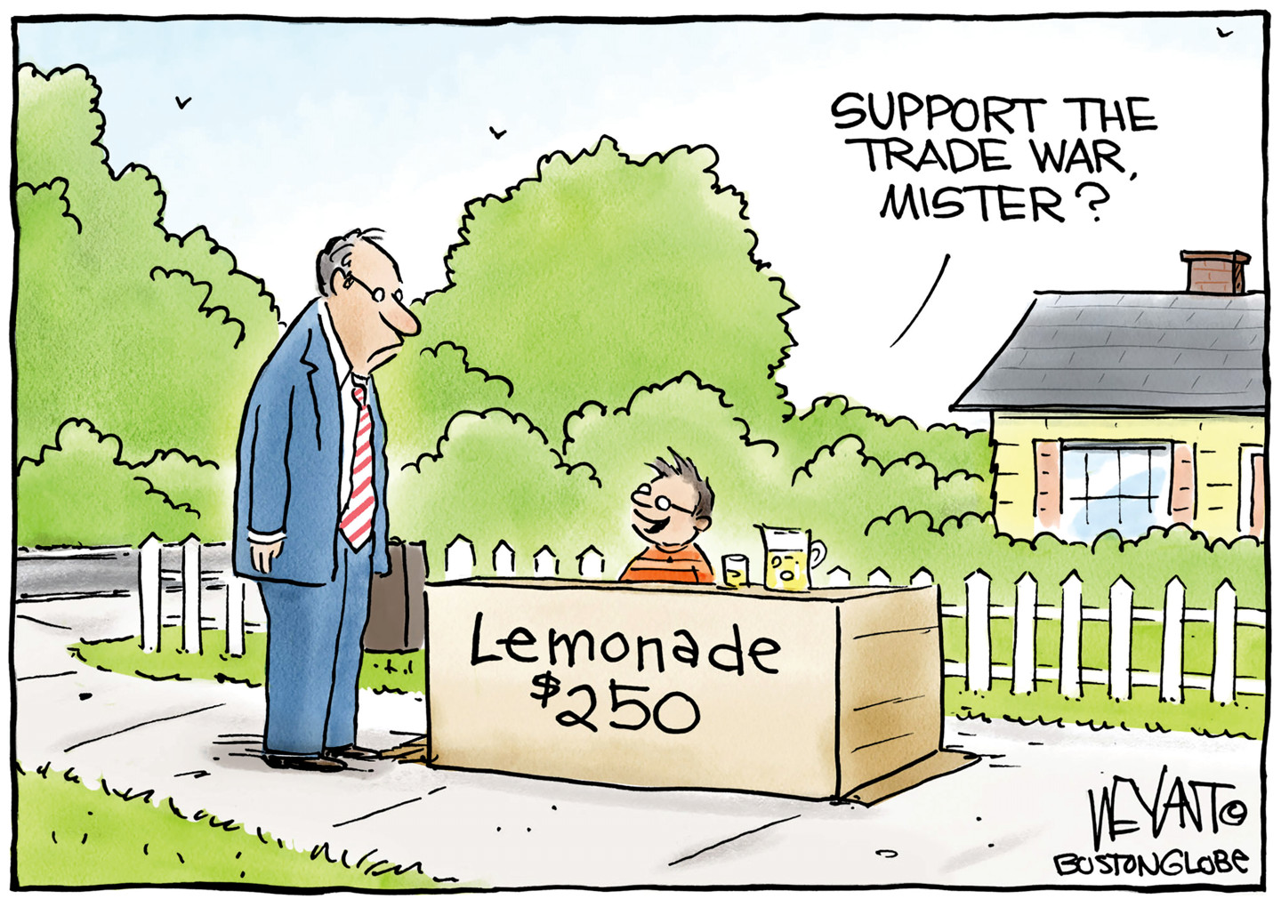 Political cartoon
