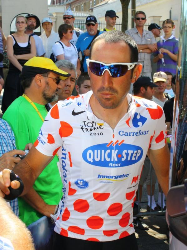 J&eacute;r&ocirc;me Pineau in the mountains jersey