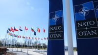 NATO flags