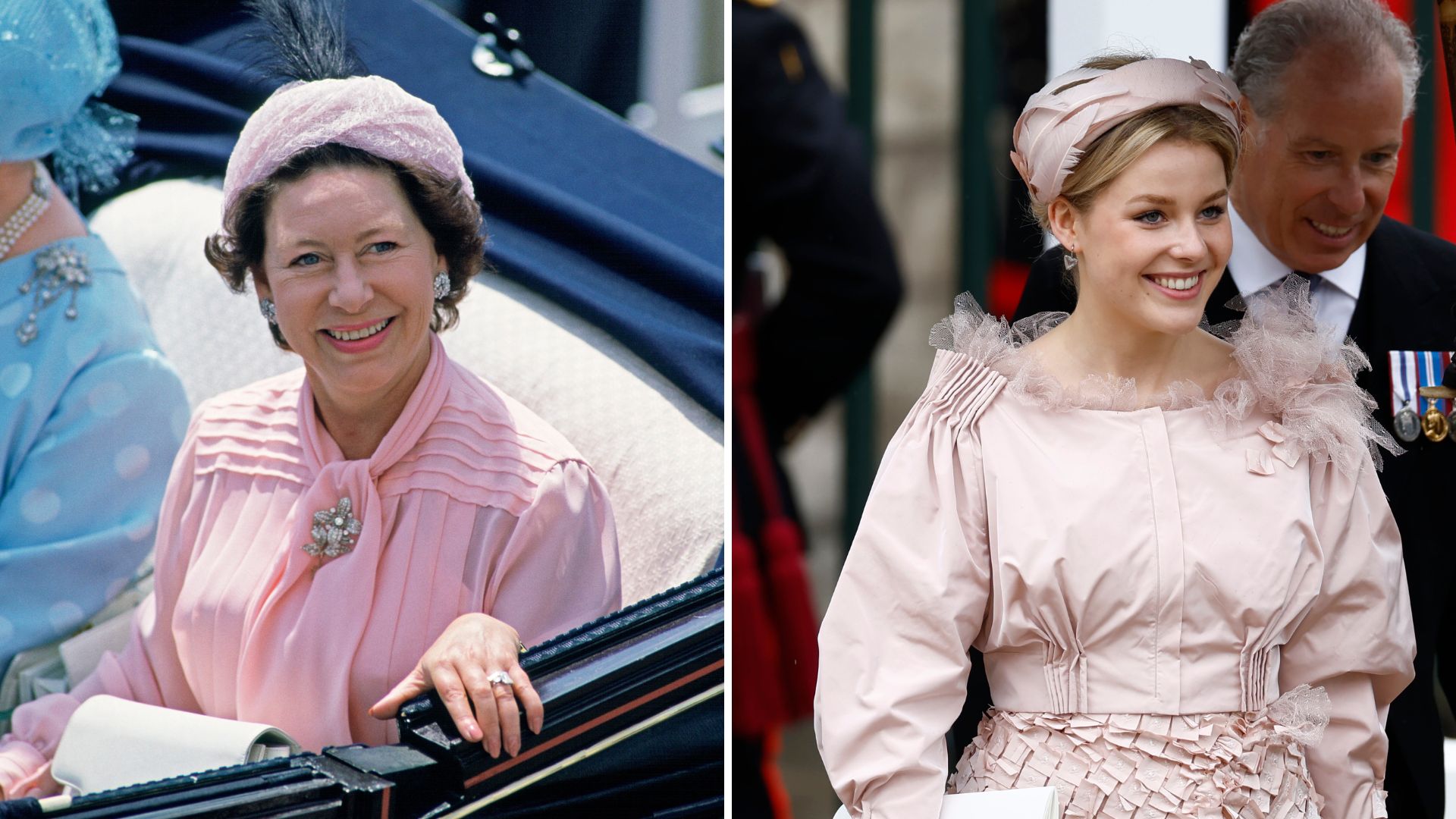 Lady Margarita's pink dress twins with Princess Margaret | Woman & Home