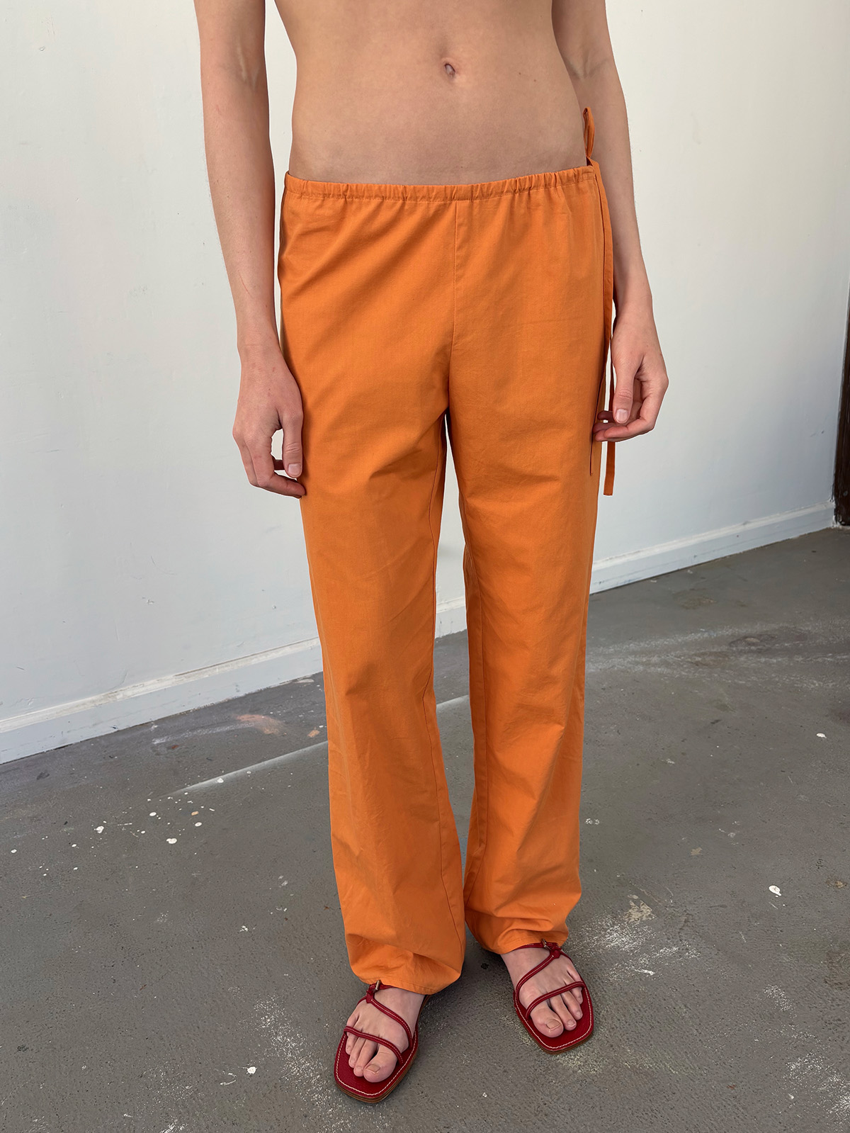 Tie Pants - Orange — Brooke Callahan