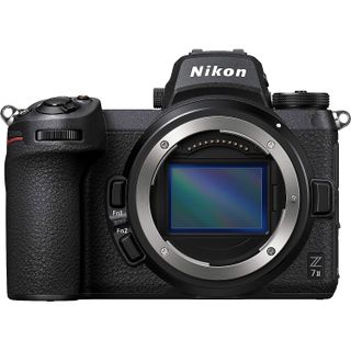 Nikon Z7 II camera on a white background