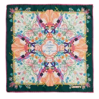 Platinum Silk Twill Scarf, £95 | Liberty