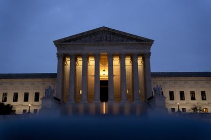The U.S. Supreme Court building in Washington, D.C.,