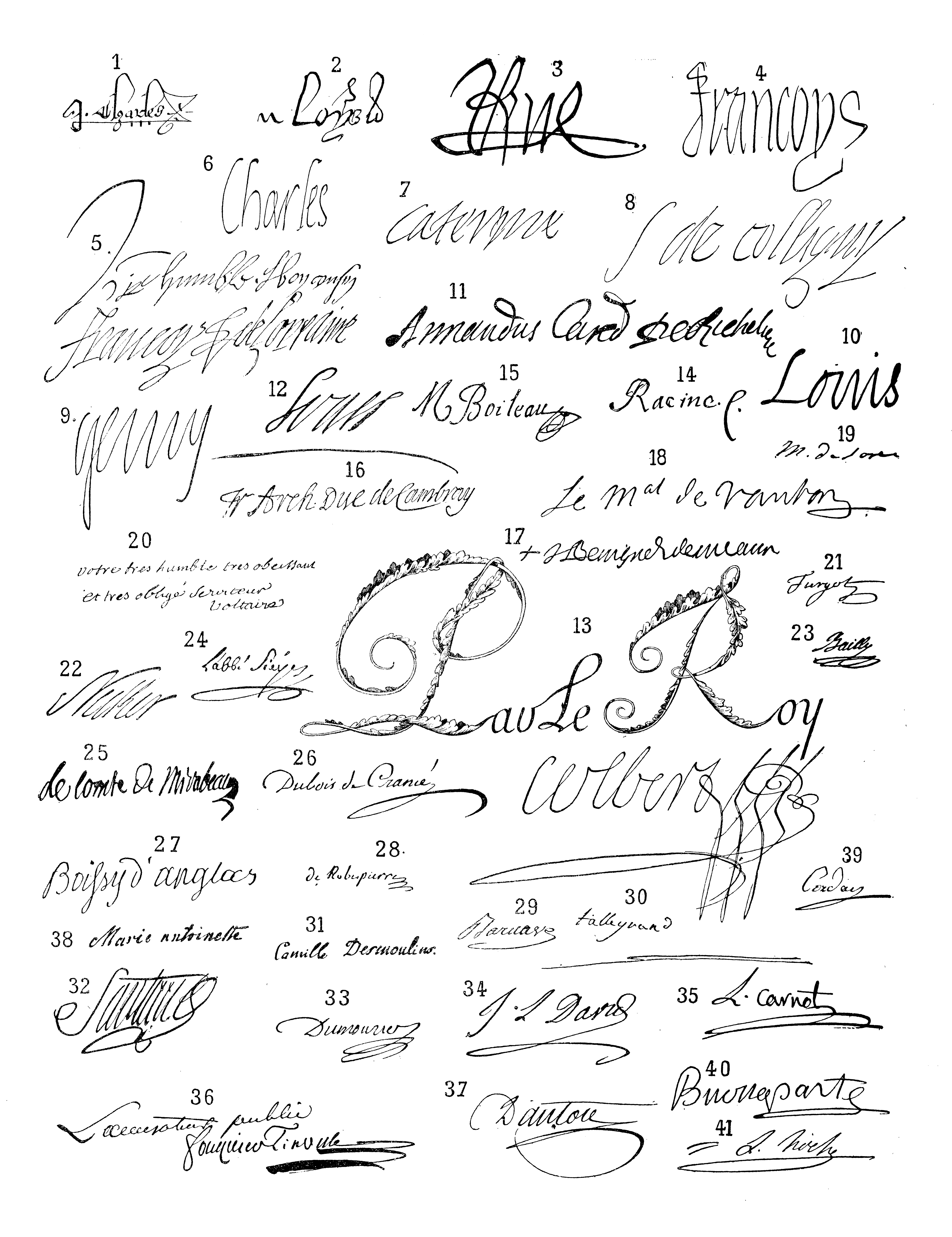 Royal autographs