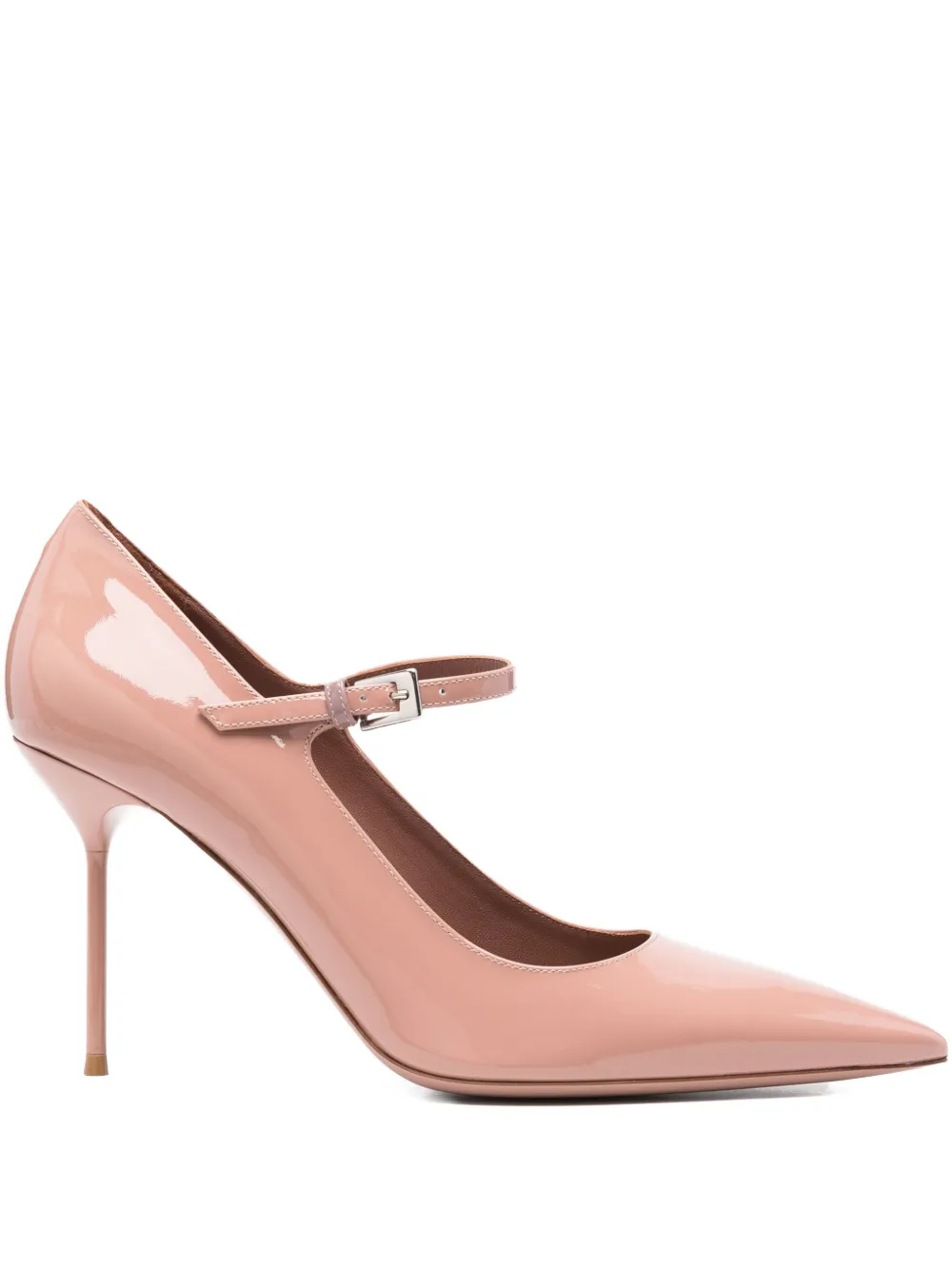 Paris Texas 90mm Lidia Patent Leather Ankle-Strap Pumps | 36
