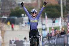 Lidia Cusack rides solo to women's junior 17-18 victory at 2024 USA Cycling Cyclocross National Championships in Louisville, Kentucky