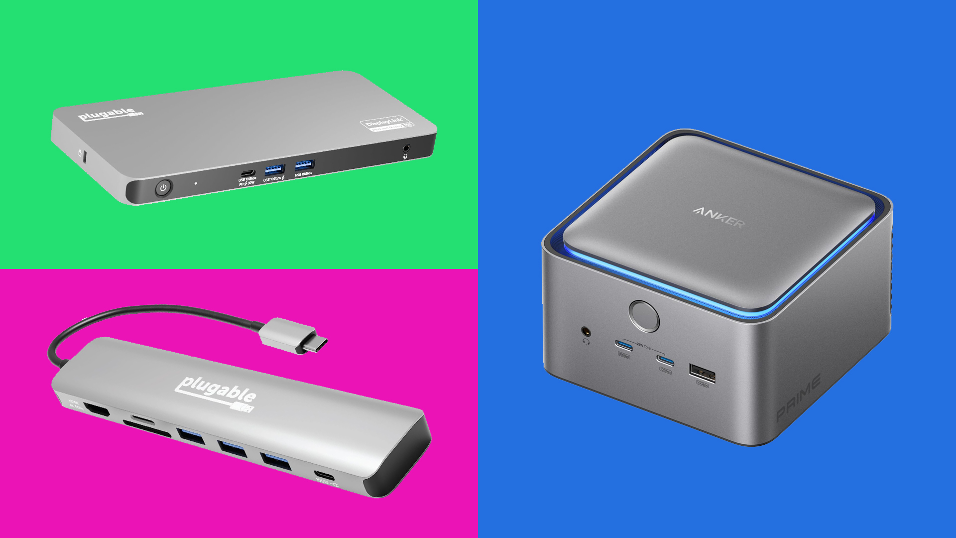 Three of the best docks for MacBook Pro. 