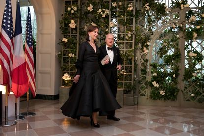 Henry Kravis and his wife at White House state dinner for French president