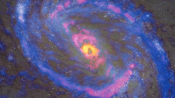 ‘Squid Galaxy’ muestra cómo los agujeros negros supermasivos dictan sus galaxias