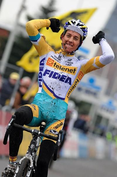 Tom Meeusen (Telenet-Fidea Cycling Team) wins his third consecutive GVA Trofee event.