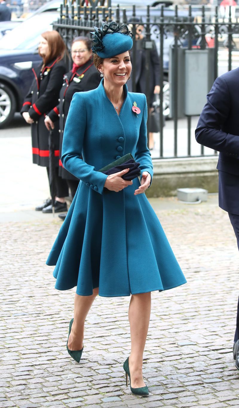 Duchess Of Cambridge Attends ANZAC Day Service