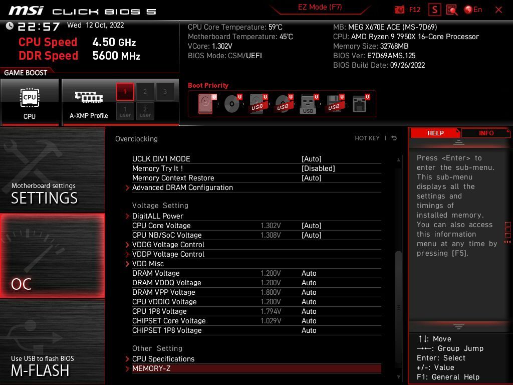MSI MEG X670E Ace