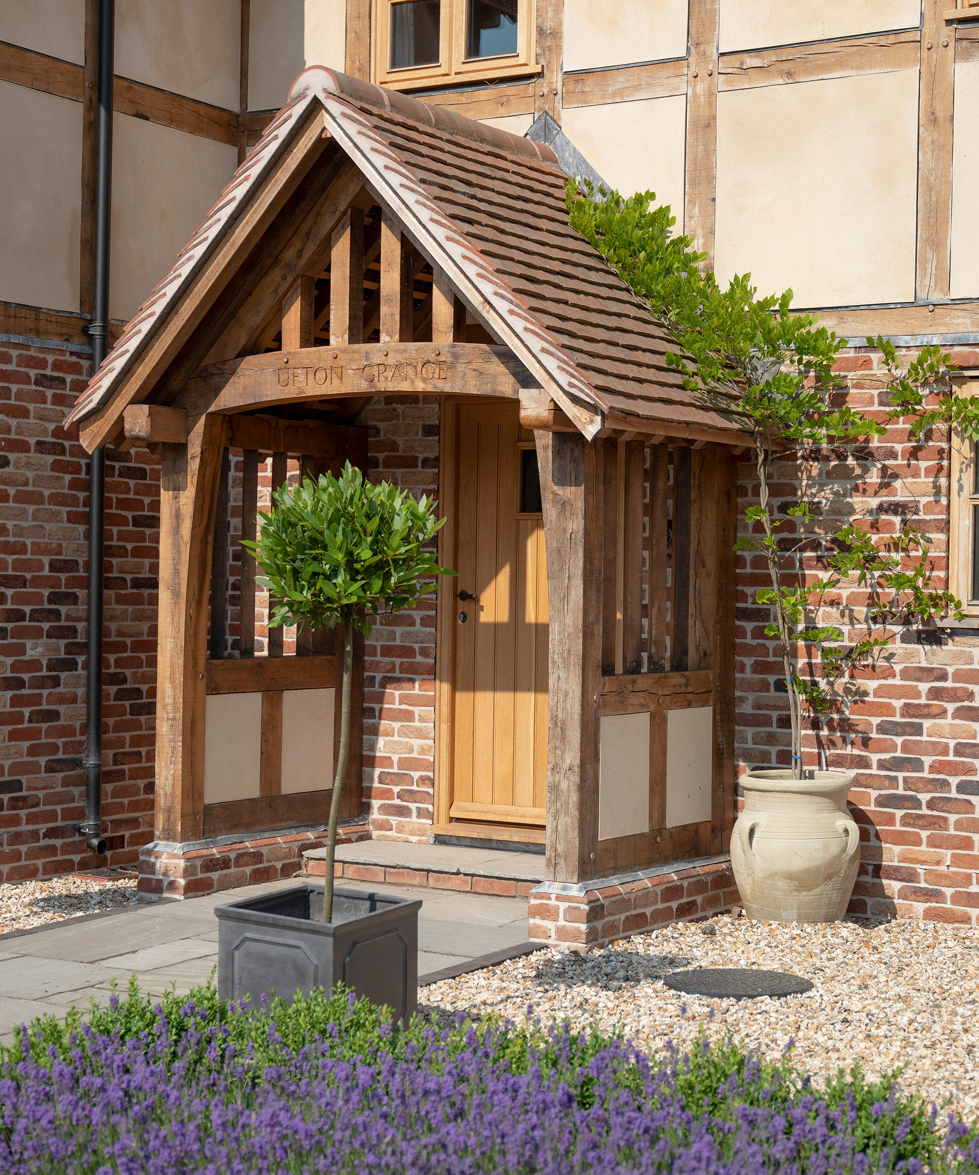 Oak frame porch