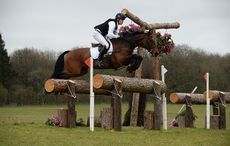 Sam Ecroyd riding MASTER DOUGLAS in the Advanced Section O during Withington Manor Horse Trials on the Withington Estate near Cheltenham in Gloucestershire, UK on 1st May 2016